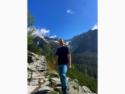 Pánske merino tričko  ZUGSPITZE s krátkym rukávom  /čierna/