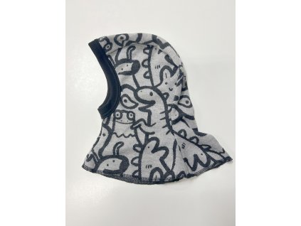 Detská Merino kukla jednovrstvová /monster/