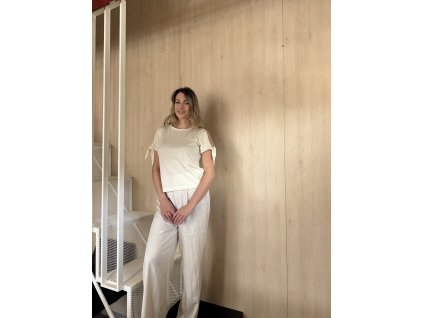 Dámska merino blúza Charlotte  /vanilková/