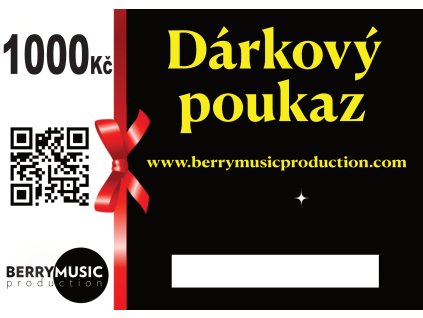 Voucher1000 CZK Berrymusic