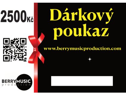 Voucher2500 CZK Berrymusic