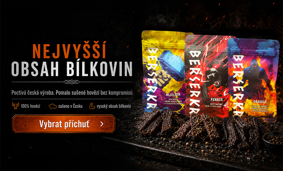 Vysoký obsah bílkovin hovězí jerky