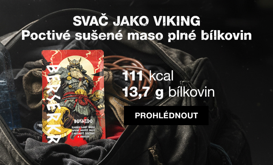 Sušené maso Bushido plné bílkovin