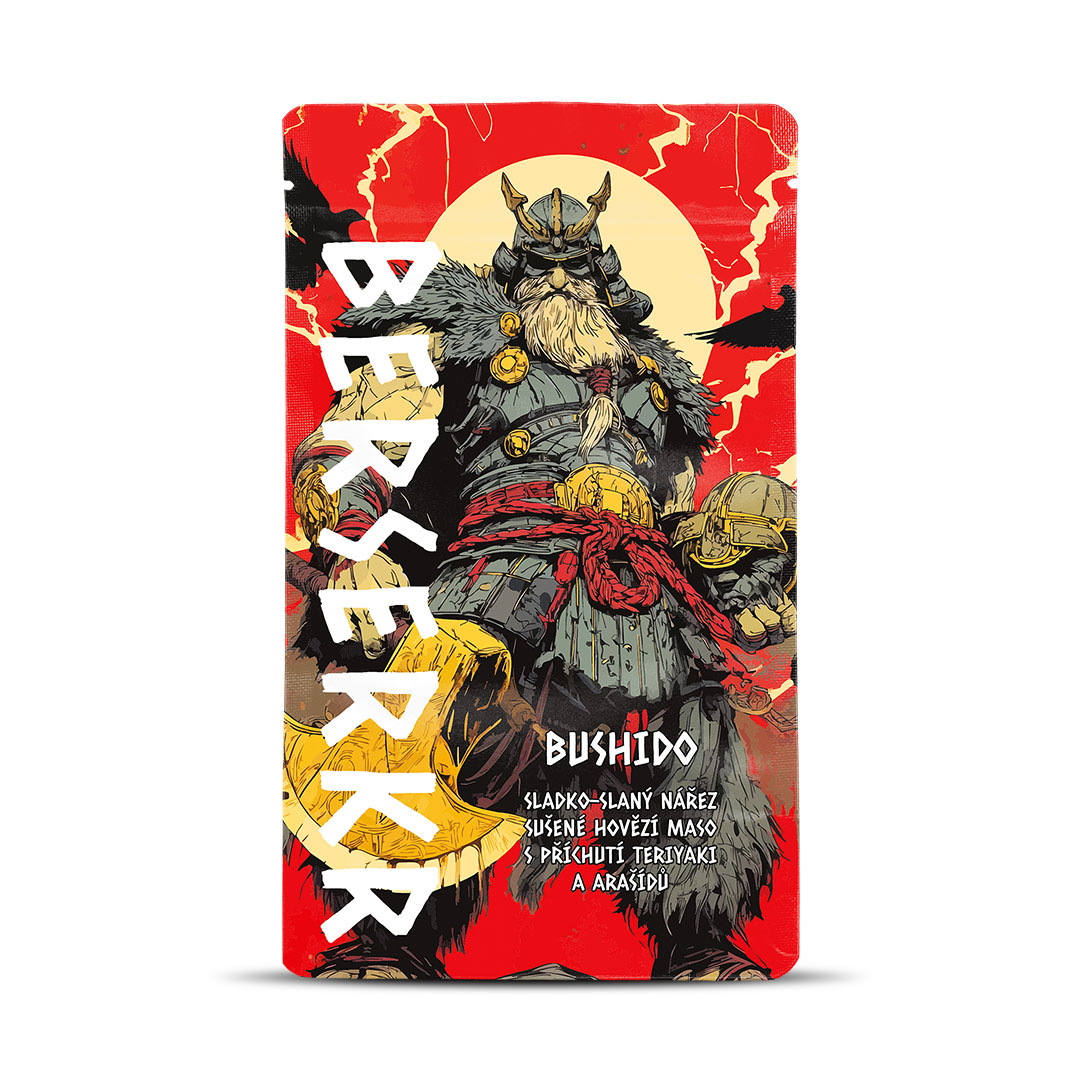 BERSERKR BUSHIDO - Teriyaki & arašídy Gramáž: 50 g