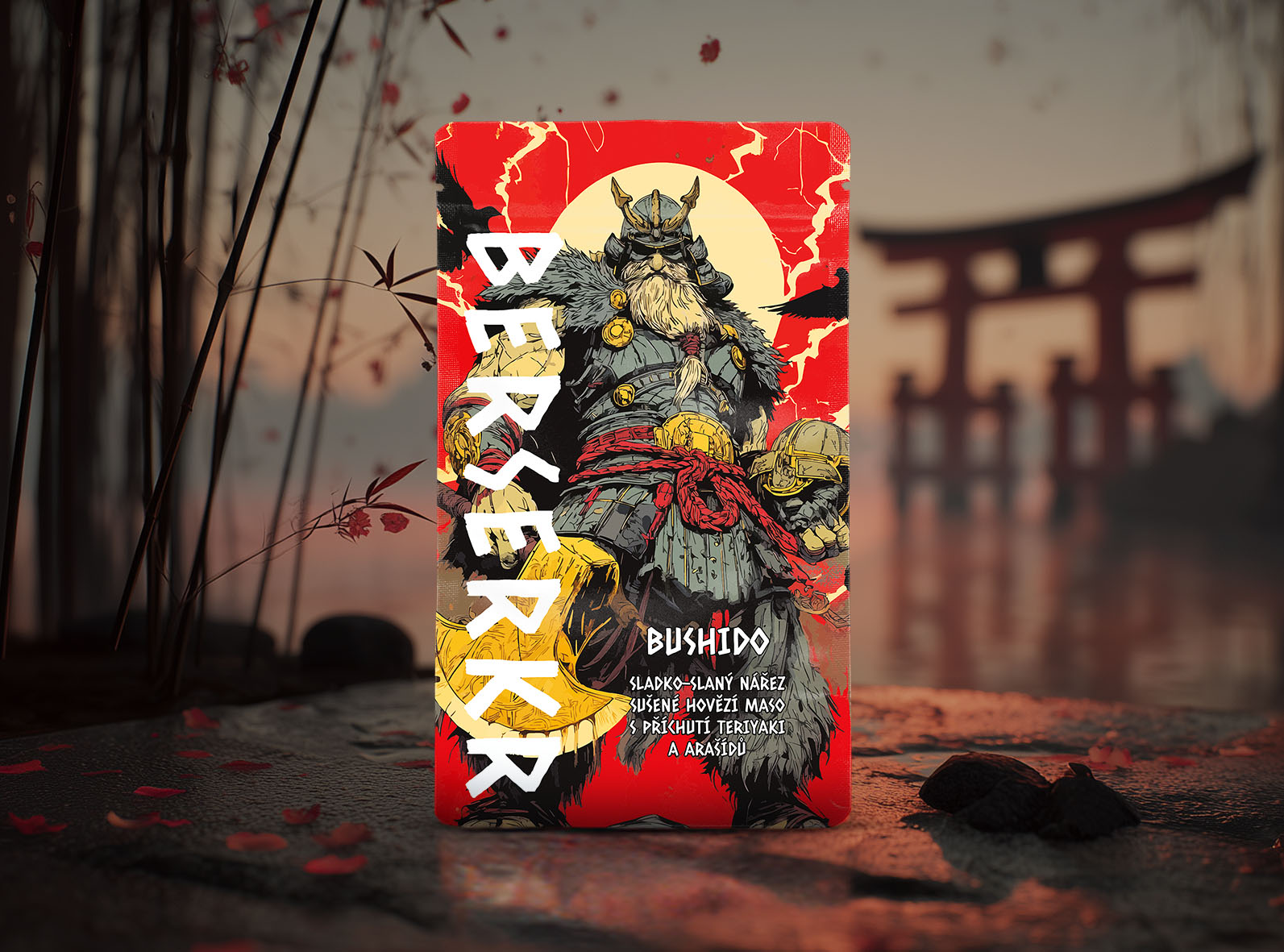 BERSERKR BUSHIDO - Teriyaki & arašídy Gramáž: 50 g
