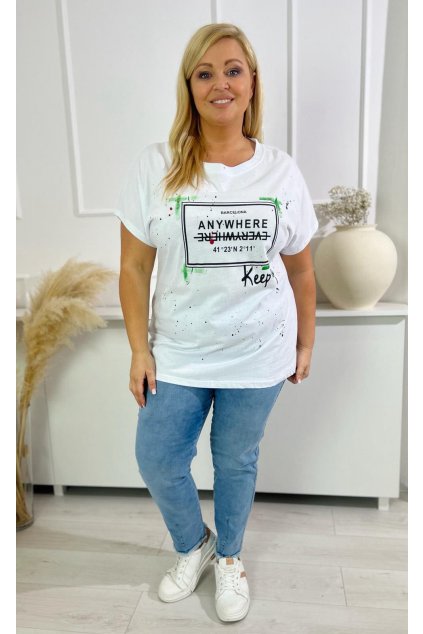 Barcelon tričko biele