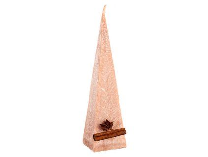 Pyramída Vianoce - škorica