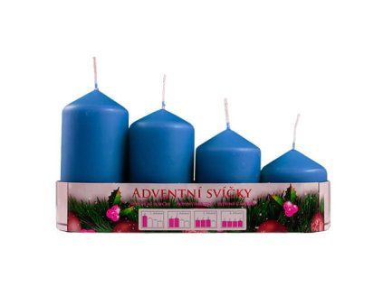 Adventné sviečky - postupné – modrá
