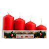 Adventné sviečky - postupné – červená
