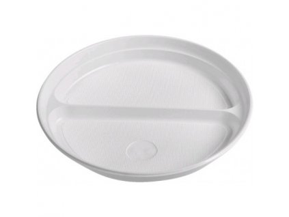 talir plastovy 2 dilny melky bily 22cm pp 100ks~velky