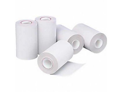 Kotoučky do pokladen 76/60/17 papírové, 5ks