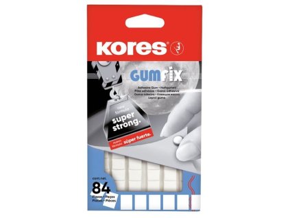 Lepící guma Kores Gumfix, 84 ks, 50 g