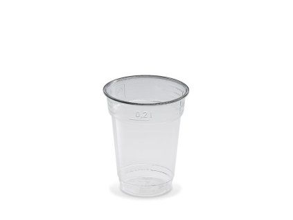 Kelímek PET 0,2 l transparentní, 78 mm průměr, 50 ks