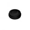 Víčko vypouklé černé pro papírové kelímky, 73 mm průměr, 100 ks
