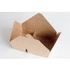 Take out papírový box kraft hnědý 2-dílný 21x16x5 cm, 2-dílná, 1400 ml, 300 ks