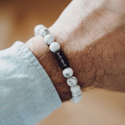 Pánský náramek s textem Howlit