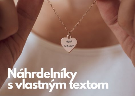 Náhrdelníky s vlastným textom