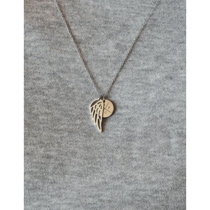 Dámsky náhrdelník s textom Anjelské krídlo