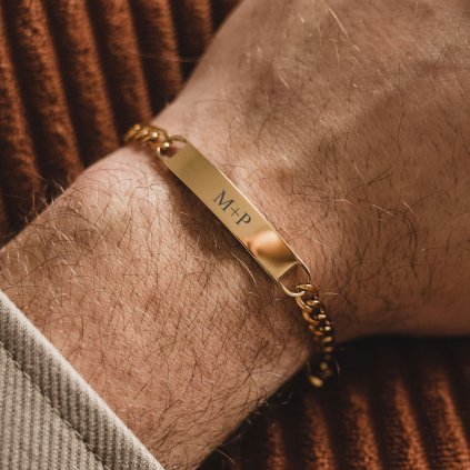 pansky naramok chirugicka ocel s textom skvely darcek pre partnera detail