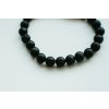 damsky naramok z mineralov s textom beads lavovy kamen