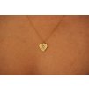 Dámsky náhrdelník s textom Heart zlatý dárek za porod