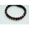 Pánsky náramok z minerálov s textom Beads tigrie oko darček pre ocka