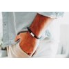 pansky kozeny naramok s textom leather cierny strieborna detail 2