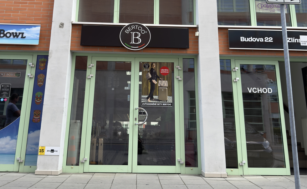 Bertoo Zlín, prodejna a výdejní místo