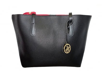 Kabelka Beverly Hills Polo Club Black-Red