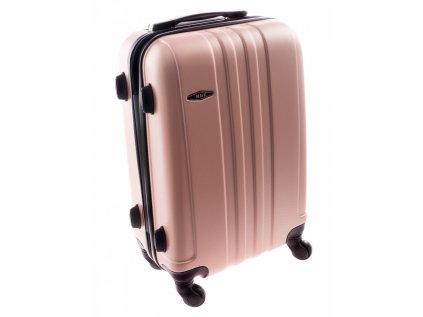 Cestovní kufr RGL 740 růžový - L 58x39x23 cm - BERTOO