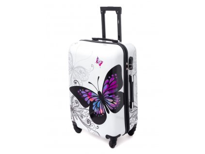 Cestovní kufr RGL 5188 butterfly - M