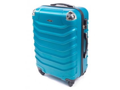 Cestovní kufr RGL 730 modrý metalický - M