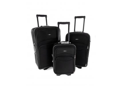 Cestovní kufr RGL 773 černý - Set 3v1