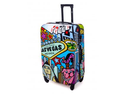 Cestovní kufr RGL 5188 picasso - XXL