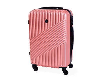 Cestovní kufr BERTOO Milano - růžový 38 l