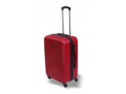 Cestovní kufr BERTOO Milano - červený XL