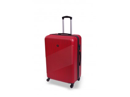 Cestovní kufr BERTOO Milano - červený XXL