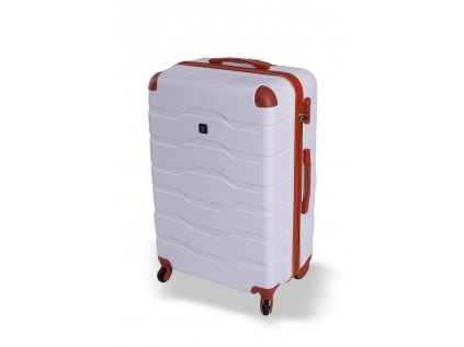 Cestovní kufr BERTOO Firenze - bílý XL