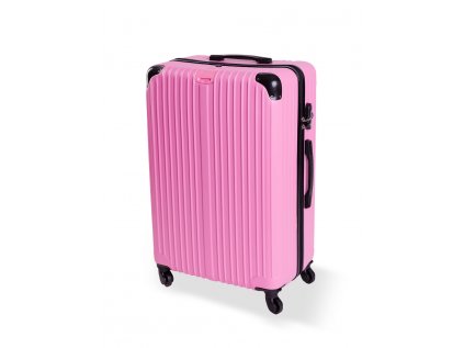 Cestovní kufr BERTOO Venezia - růžový XXL