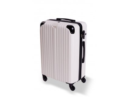 Cestovní kufr BERTOO Venezia - bílý XL