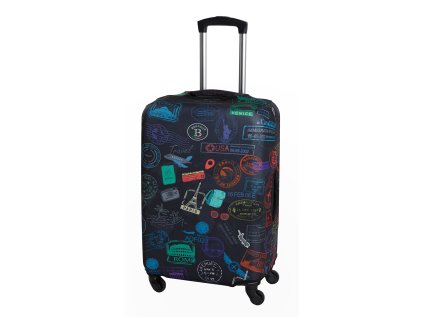 Obal na cestovní kufr BERTOO - Travel dark M