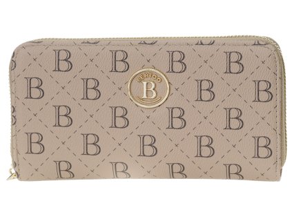 Dámská peněženka BERTOO Elena beige logo