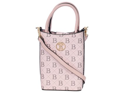 Dámská kabelka BERTOO Francesca pink logo