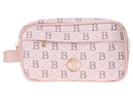 Kosmetická taška BERTOO Nicola pink logo