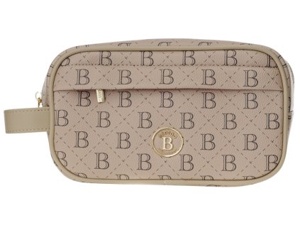 Kosmetická taška BERTOO Nicola beige logo