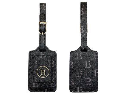 Bertoo jmenovka na zavazadlo Torino black-PU