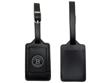 Bertoo jmenovka na zavazadlo Torino black/silver-PU
