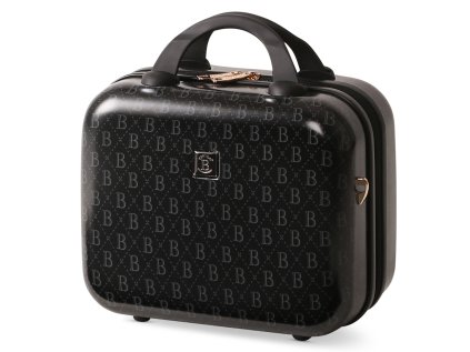 Cestovní kosmetický kufřík BERTOO Torino-černý  33x27x18 cm, 14 l