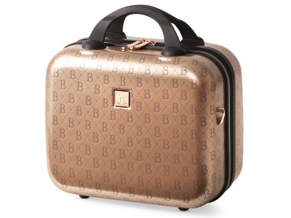 Cestovní kosmetický kufřík BERTOO Torino - zlatý  33x27x18 cm, 14 l