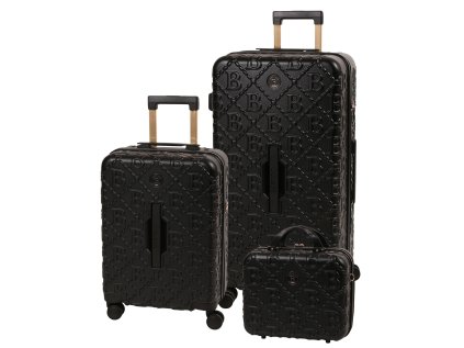 Cestovní kufr BERTOO Livorno - black/gold set 3v1